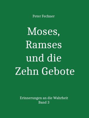 cover image of Moses, Ramses und die Zehn Gebote